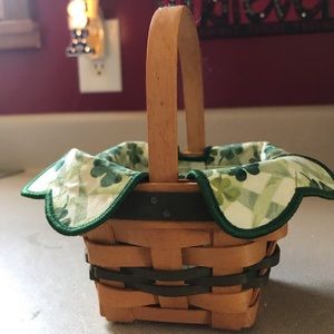 Longaberger St. Patrick’s Day basket.